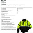 thumbnail image 4 of Pyramex Safety RJ3110S RJ31 Series Jackets Hi-Vis Lime Bomber Jacket - Size Small, 4 of 6