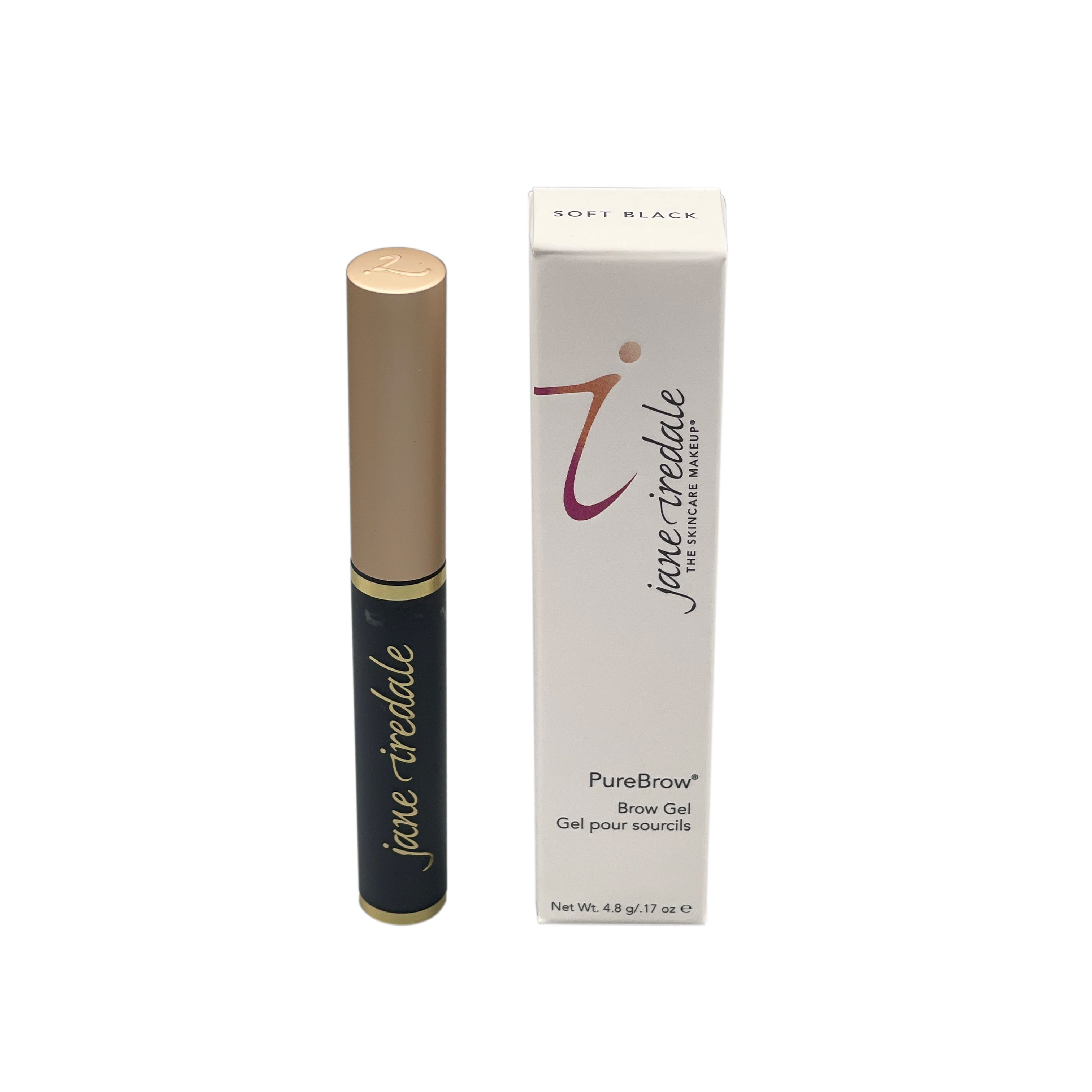 Jane Iredale PureBrow Brow Gel 0.17 oz (4.8 g) Soft Black