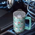 thumbnail image 4 of 40oz Snowflakes Christmas Tumbler with Lid Straw Stainless Steel Insulated Cup Gifts for Holiday Travel, 4 of 4