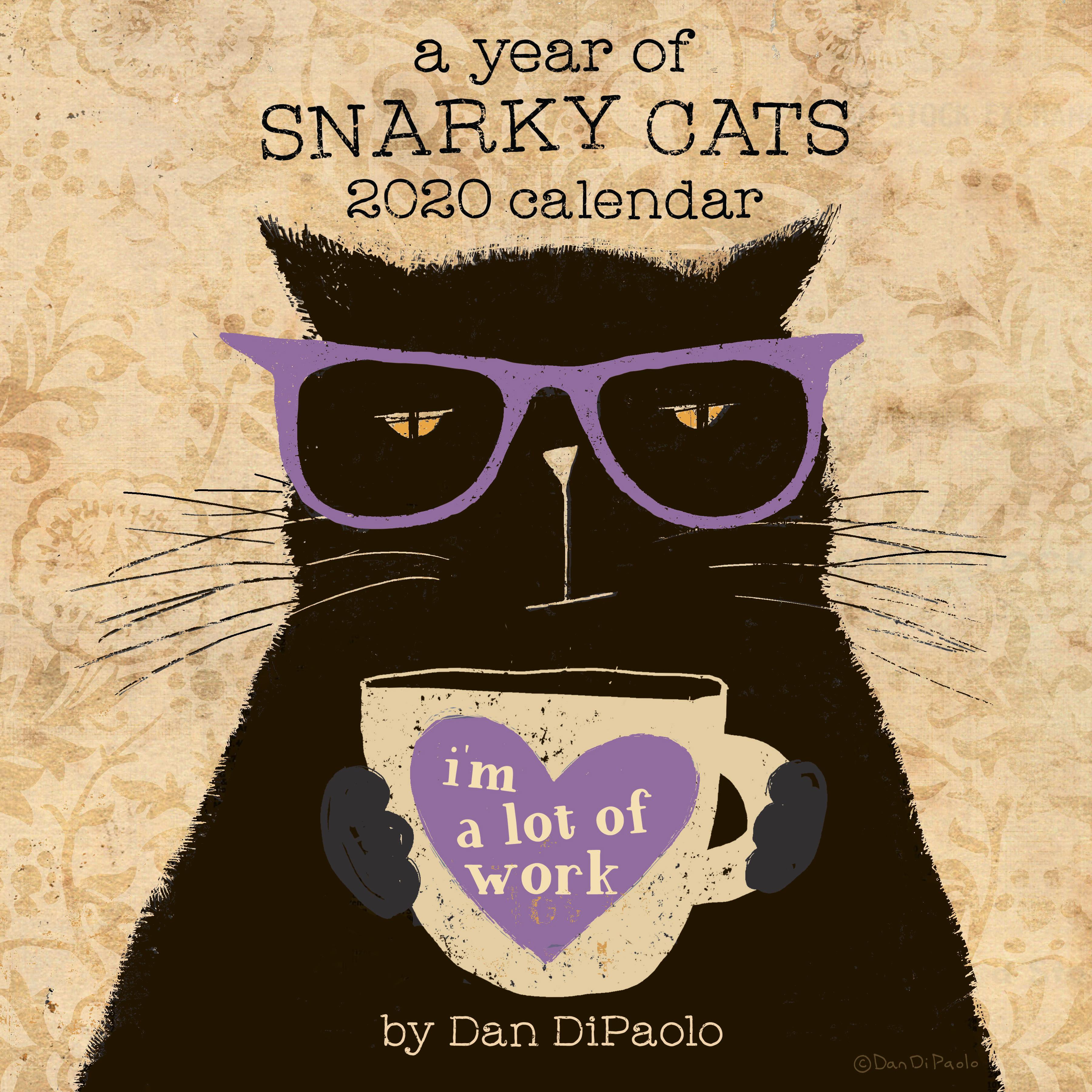 a-year-of-snarky-cats-2020-wall-calendar-other-walmart