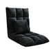 thumbnail image 3 of Sofá de piso,Sofá Cama Plegable Individual Cómodo Acolchado Adultos,Silla de piso para juegos Dormitorio con respaldo portátil,Sofá cama perezoso,sillón reclinable y plegable,Sofá Negro, 3 of 9
