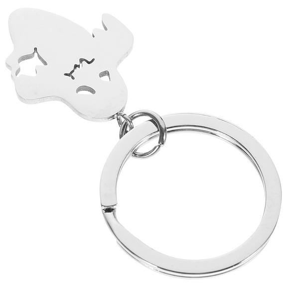 unbranded  Ring Silver Keychain Accessories Halloween Decorative Pendant Small
