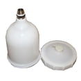 thumbnail image 2 of Gravity Feed Spray Paint Plastic Paint Cup Pot 600ml Capacity 3/8" Male Thread, 2 of 3