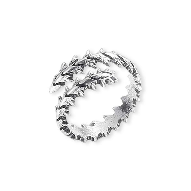 Sonducket Aberturas Anillo Punk Gótico Joyería Ajustable Anillos de Moda Encanto Hueso Plateado Pareja Popular Estilo Occidental Niño Ropa, zapatos y accesorios Miscelánea Sonducket AP015210-01