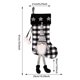 thumbnail image 2 of Calcetín Navideño Colgante A Cuadros Rojos Y Negros Decoración Navideña Adorno Para Bolsa Para Una Decoración Festiva, 2 of 3