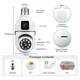 thumbnail image 2 of Cámara De Seguridad Wifi De 360° Visión Nocturna Doble Lente, 2 of 7