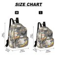 thumbnail image 2 of FORMRS Mini Backpack Purse for Women Quilted Travel Daypack Casual Shoulder Bag, Cute Ghosts, 2 of 7