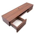 thumbnail image 4 of Wall Mounted Desk Wall Mounted Desk with Pull Out Drawer, Wall Organizer Rectangular Computer Desk, 4 of 9