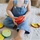 thumbnail image 2 of Juguete de baño y mordedor para bebés Oli & Carol Renato the Tomato, 2 of 8