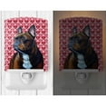 thumbnail image 2 of Caroline's Treasures LH9160CNL French Bulldog Hearts Love and Valentine's Day Portrait Ceramic Night Light, 6x4x3",, 2 of 2