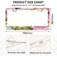 thumbnail image 3 of GZHJMY 2 Pcs License Plate Frame Colorful Butterfly Print License Plate Cover Universal Aluminum US Car Tag Frame with 2 Holes and Screws for Front & Back License Plate Decorative, 3 of 7