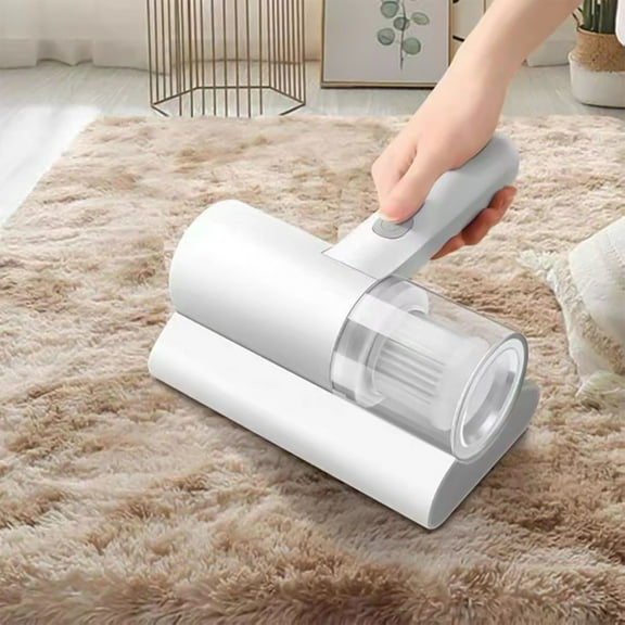 YiBai Bed Vacuum Cleaner, 12KPa Handheld Mattress Vacuum Cleaner, Household High-frequency Double Beat Vacuum Remover Cleaning Machine For Mattress,White