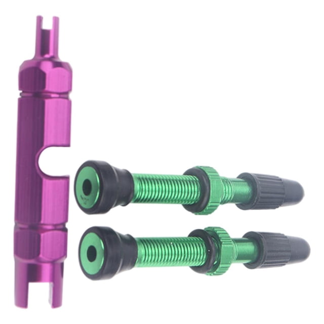 Kit de Vástagos de Válvula Presta 40 mm 2x Sunnimix Núcleo de válvula