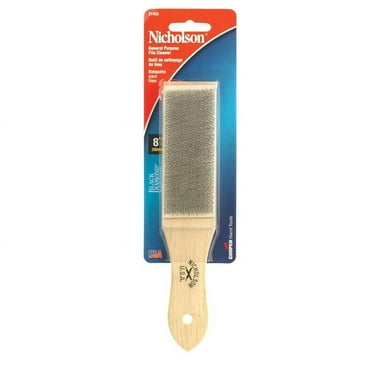 1 Pc, Nicholson 8 In. L X 2.85 In. W Wood File Cleaner 1 Pc