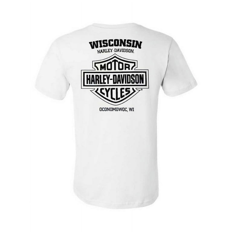 Harley-Davidson Men's Stencil H-D Short Sleeve Chest Pocket T-Shirt, White (3XL), Harley Davidson - Walmart.com harley-davidson-men-s-stencil-h-d-short-sleeve-chest-pocket-t-shirt-white-3xl-harley-davidson-walmart-com
