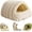 L-Beige, variant on Removable and Washable Winter Closed-Off Cat Bed with Cover,360° Nesting Design Sleeping Nest,Cotton Cozy Monster Small Dog Cave & Indoor Cats Cave for Kittens & Dogs All-Season Use