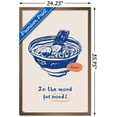 thumbnail image 3 of In The Mood For Noods Wall Poster, 22.375" x 34" Framed, 3 of 6