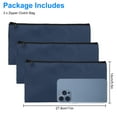 thumbnail image 6 of TSV 3pcs Deposit Bags, Bank Pouch Waterproof Zipper Cash Organizer, 6 of 6