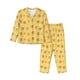 thumbnail image 1 of Balery Beer Conjunto de Pijama con Estampado para Mujer, Conjunto de Dos Piezas con Manga Larga, Ropa de Dormir Suave con Bolsillos, Pijamas Cómodos-Medium, 1 of 7