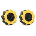 (2Pack) Mecanum Wheel Omni Directional Smart Robot Car Parts