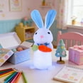 thumbnail image 5 of ToyKingdee Lighted Easter Bunny Decoration,Easter Decoration,Easter Lighted Bunny Funny Plush Rabbit Doll Spring Home Decor for Table Shop Party Spring Farmhouse, 5 of 6