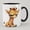 Black, variant on Angry Giraffe Single Sided Print 11oz Handled Ceramic Mug For All Season Hot Cold Drinks, Ideal Novelty Gift For Halloween Christmas Wedding Birthday Home Office Daily Coffee Tea Drinkware