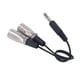 thumbnail image 5 of Cable adaptador de micrófono, 30 cm, 6,35 mm, macho a divisor de audio, cable de interconexión, cable divisor de audio, diseño de clase mundial, 5 of 12