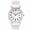 C, variant on Elastic Woven Nylon Watch Women Men: Stretch Band Number Dial Calendar Stretch 24-hour Analog Quartz Round Wristwatch for Work Travel