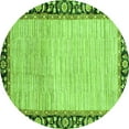 thumbnail image 1 of Ahgly Company Indoor Round Abstract Green Modern Area Rugs, 8' Round, 1 of 4