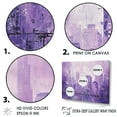 thumbnail image 3 of Designart "High Rise Skyscraper In A Violet Cityscape I" Skyscrapers Canvas Wall Art, 3 of 7