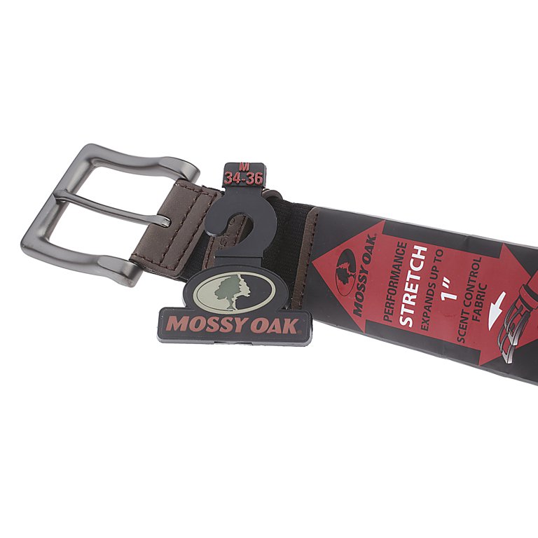 Mossy Oak Men's Eclipse Stretch Belt Brown Tab 85133W Size