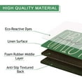 thumbnail image 3 of Christmas Kitchen Mat , Merry Christmas Green Kitchen Rugs Set of 2, Holiday Low-Profile Washable Non-Slip Floor Mats for Winter Christmas Kitchen Decor - 17x29 and 17x47 Inch, 3 of 5
