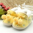 thumbnail image 3 of Newborn Baby Boy Girl Winter Warm Bow-Knot Slippers Boots Toddler Non-Slip Plush Crib Shoes, 3 of 7