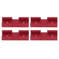 thumbnail image 2 of T Piste Transversale Chute, Économie de Main-D'œuvre T Piste Intersection Pièces Résistant à l'Usure 4PCS pour Bricolage pour Charpentier Rouge, Bleu, Argent, 2 of 8