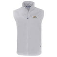 thumbnail image 2 of Men's Cutter & Buck  Gray Pepperdine Waves Big & Tall Charter Eco Full-Zip Vest, 2 of 3
