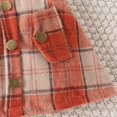 thumbnail image 3 of LYMAYTER Kids Toddler Girls Fall Winter Outfit 3PCS Infant Cotton Long Sleeves+ Strappy Skirt + Bowknot Set for 12m-3 Years, 3 of 8