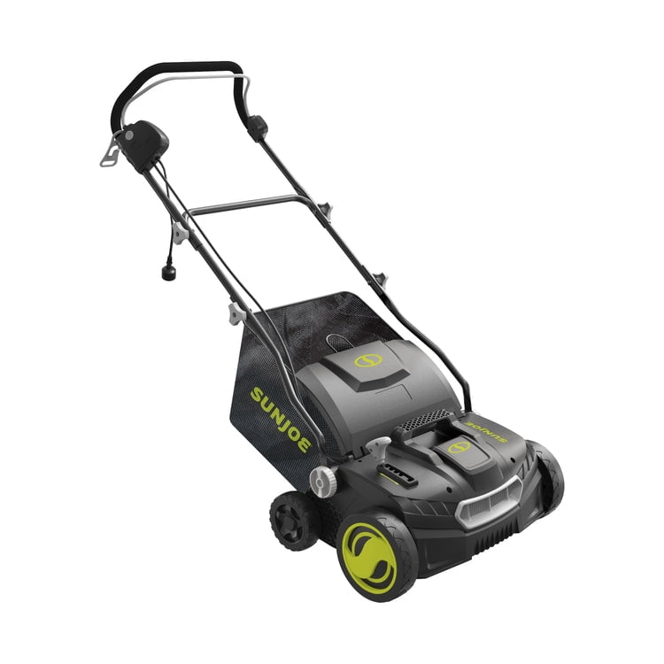 Sun Joe AJ808E Electric Lawn Dethatcher Scarifier 15-inch 15-Amp