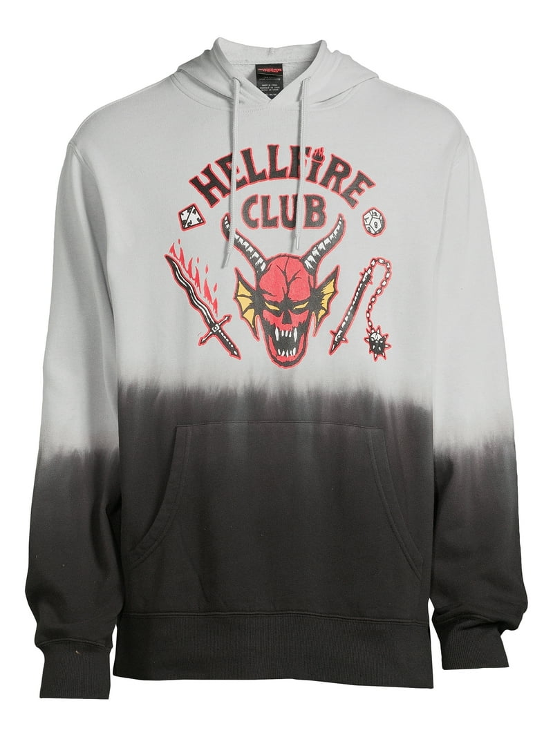 Netflix Stranger Things Men's Hellfire Club Pullover Hoodie, Sizes