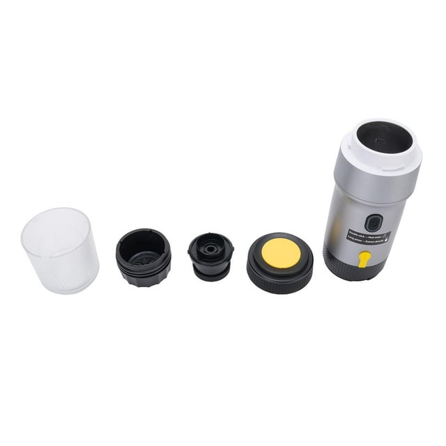 Portable Electric Espresso Machine, 3 in 1 Travel Coffee Maker for Camping, USB Car Coffee Maker Self Heating, Multifunctional for Camping Hiking RV Office
