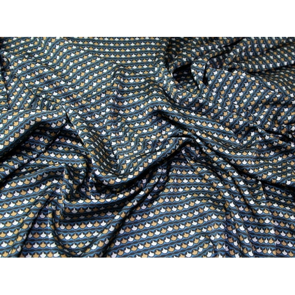 Minerva Charmeuse Silky Satin Fabric Turquoise - per yard