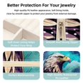 thumbnail image 3 of Starry Travel Portable Square Jewelry Box Organizer for Rings Earrings Necklaces Bracelets Girls Women, 3 of 6