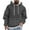 Black, variant on Mens Hoodie Pullover Color Block Sweatshirts Long Sleeve Hoody Drawstring Casual Tops with Pockets Black L