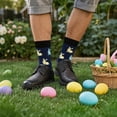 thumbnail image 4 of Funny Easter Bunny Socks-Unique Gag Gifts for Men Women Teen Boys - Easter Valentines Christmas Birthday Gifts for Him Men Boyfriend Stocking Stuffer, 4 of 7