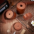 thumbnail image 4 of 79inch Long 1inch Wide Matte Brown Leather Lace Strips Flat Leather String Cord Strap Roll for Crafting Clothing, 4 of 9