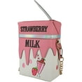 thumbnail image 2 of YOUI-GIFTS Cow appearance Milk Box CrossBody Purse Bag,PU Phone Shoulder Wallet for Women Girl, 2 of 5