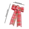 thumbnail image 2 of Vikakiooze 2022 Christmas tree bow hanging pendant Christmas wreath ornament Christmas Decorations, 2 of 5