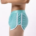 thumbnail image 5 of Sexy Men Ice Silk Seamless Boxer Briefs Pouch Underwear Shorts Trunks Underpants, 5 of 11