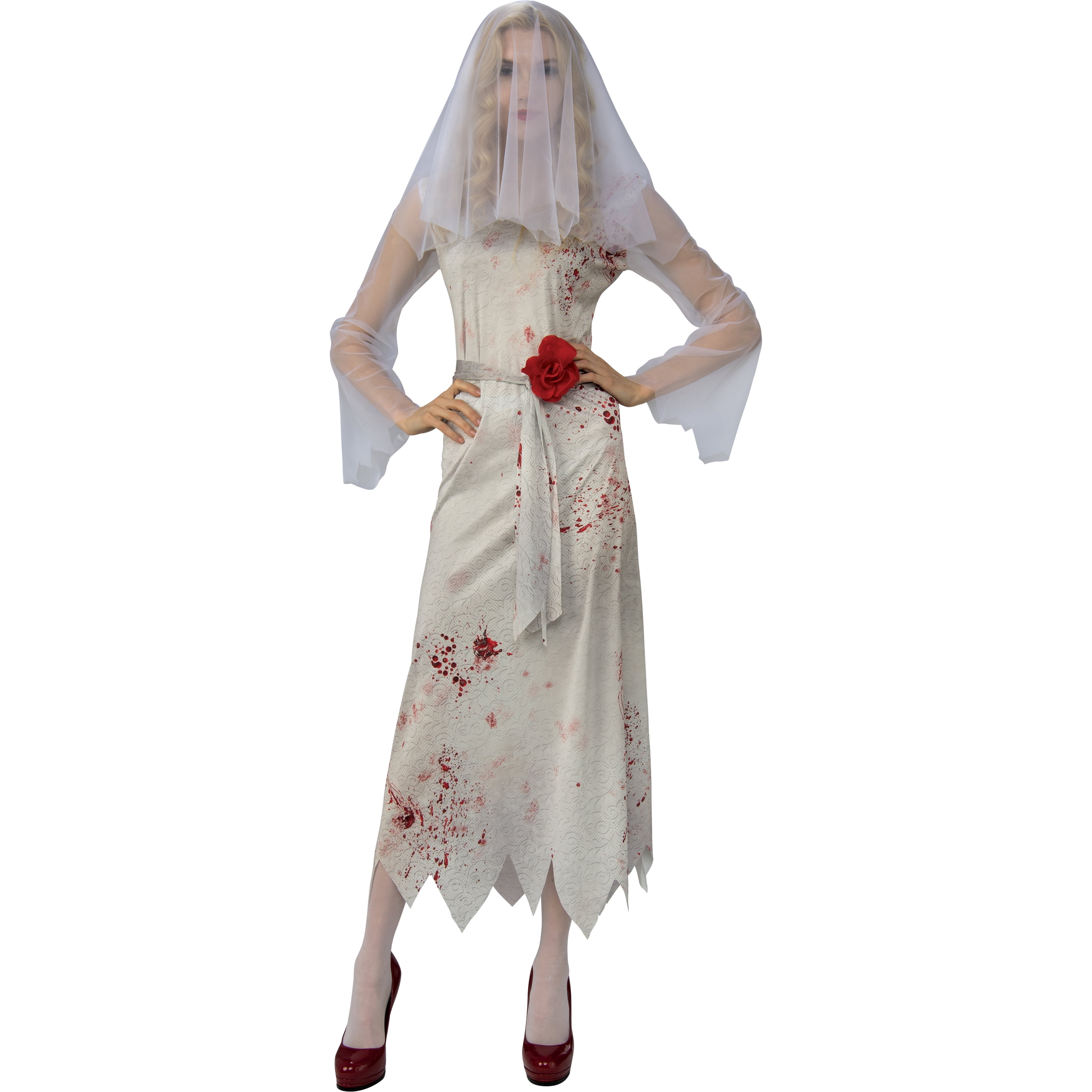 Women Ghost Bride Halloween Costume Medium