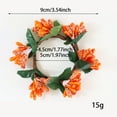 thumbnail image 3 of Fall Napkin Rings Berry Napkin Ring Holder H Arvest Napkin Rings Table D Ecor Wedding Fall Banquet Holiday Dinner Party, 3 of 7