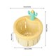 thumbnail image 2 of Cactus Shape Kitchen Sink Strainer Basket Automatic Dumping Food Waste Collector Draining Filter Net 3-Piece Set, 2 of 5